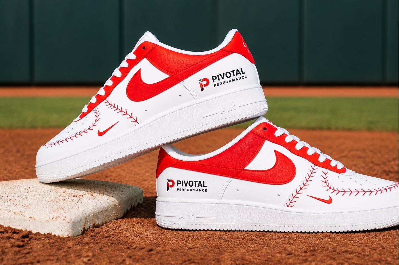 PIVOTAL PERFORMANCE — custom hand-painted sneaker by StyleReels