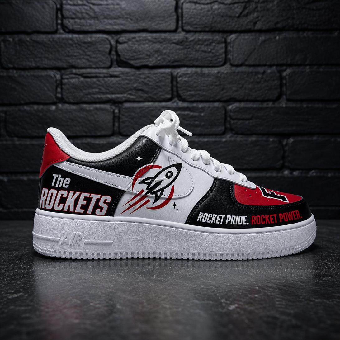 Rocket Pride. Rocket Power. — custom hand-painted sneaker by StyleReels