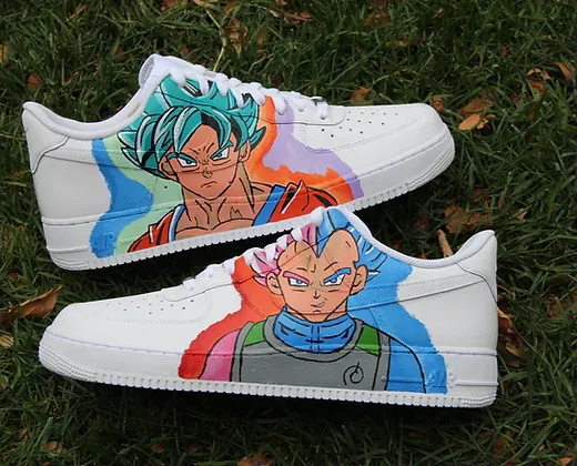 Custom Air Force 1 multicolorgraffitiswooshhand-painted