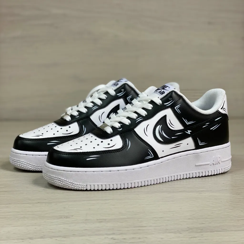 Custom Air Force 1 minirainbowdriphand-painted