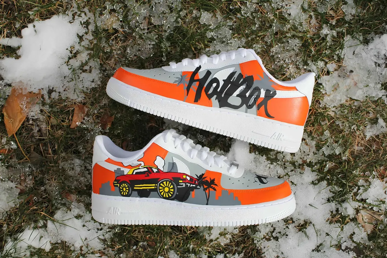 Paint Splatter — custom hand-painted sneaker