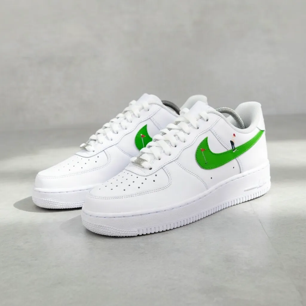 Custom Air Force 1 royalblackcolorblockhand-painted