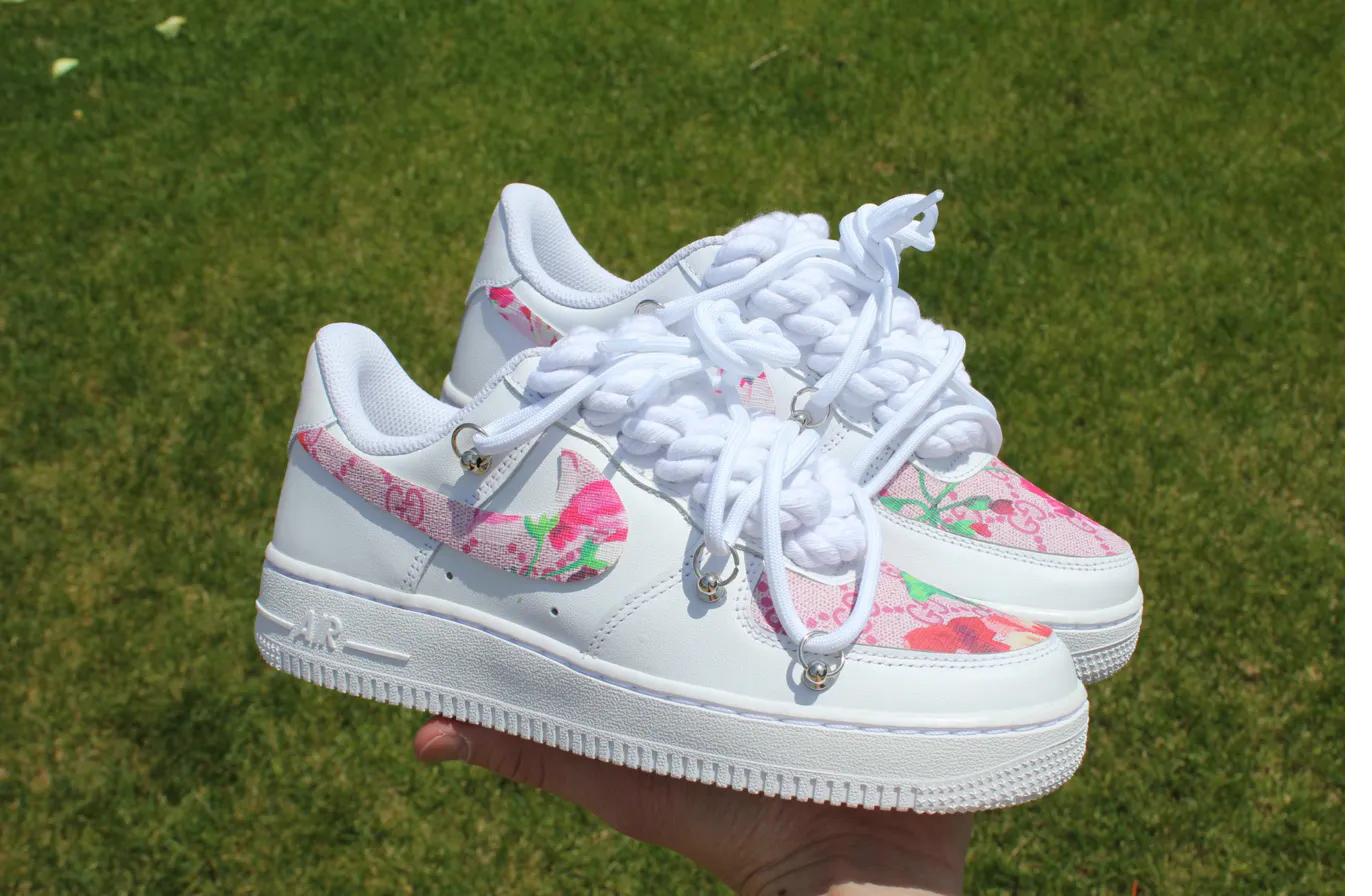 Custom Air Force 1 pastelfloralspringhand-painted