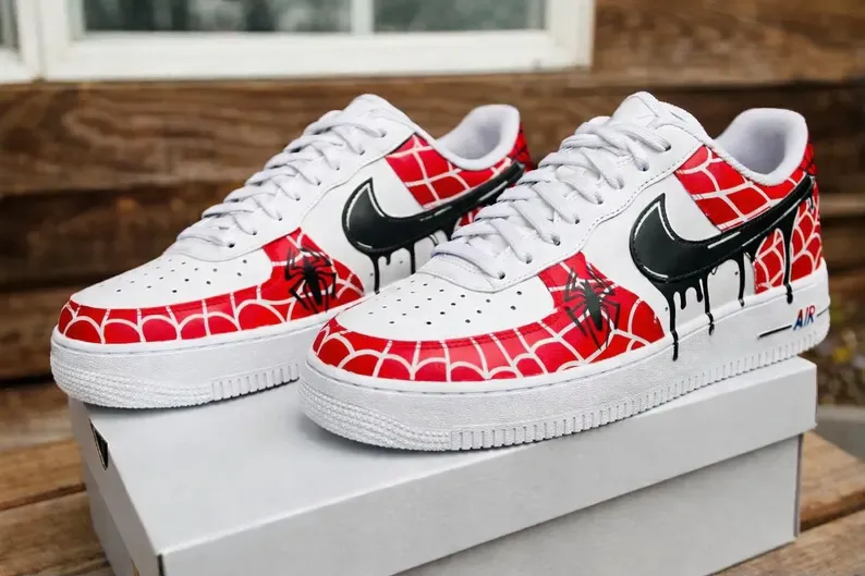 Snoopy Peanuts custom Air Force 1 cartoon hand-painted