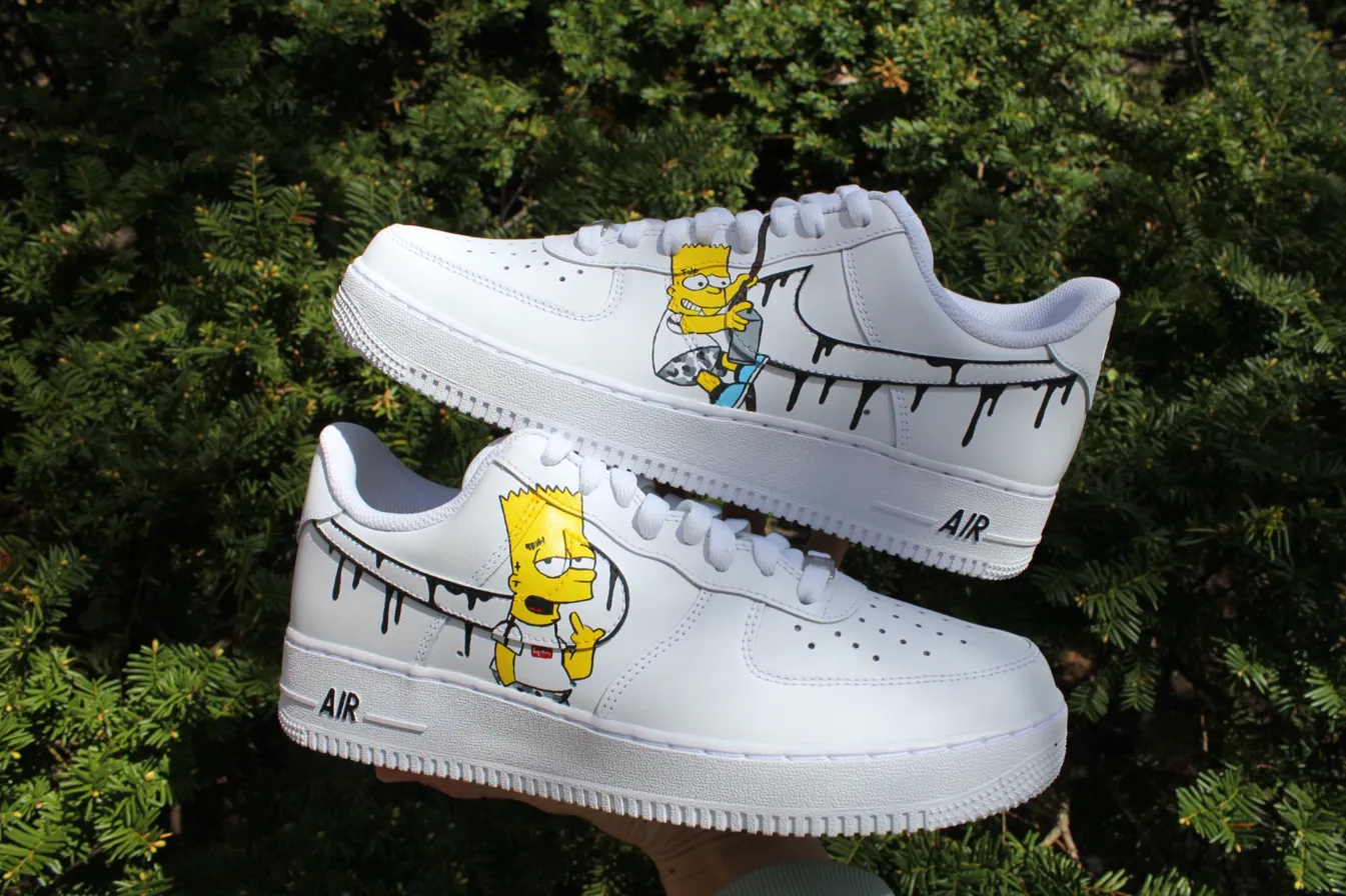 Custom Air Force 1 charliebrowncartoonhand-painted
