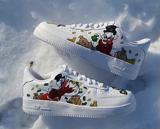 Custom sneakers for teens — Rick and Morty AF1 teen design