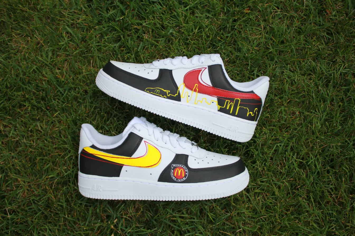 Custom college Air Force 1 cosmic design