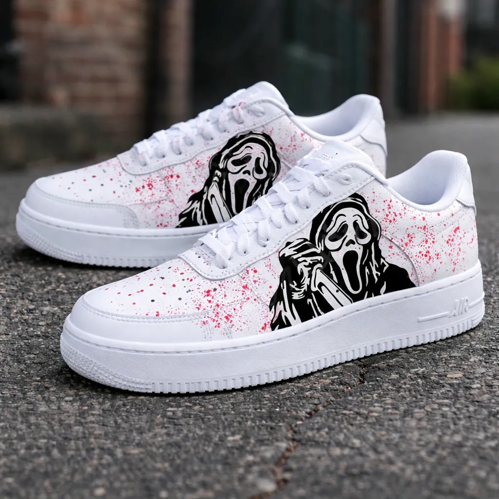 Custom Air Force 1 royalgoldcolorblockhand-painted