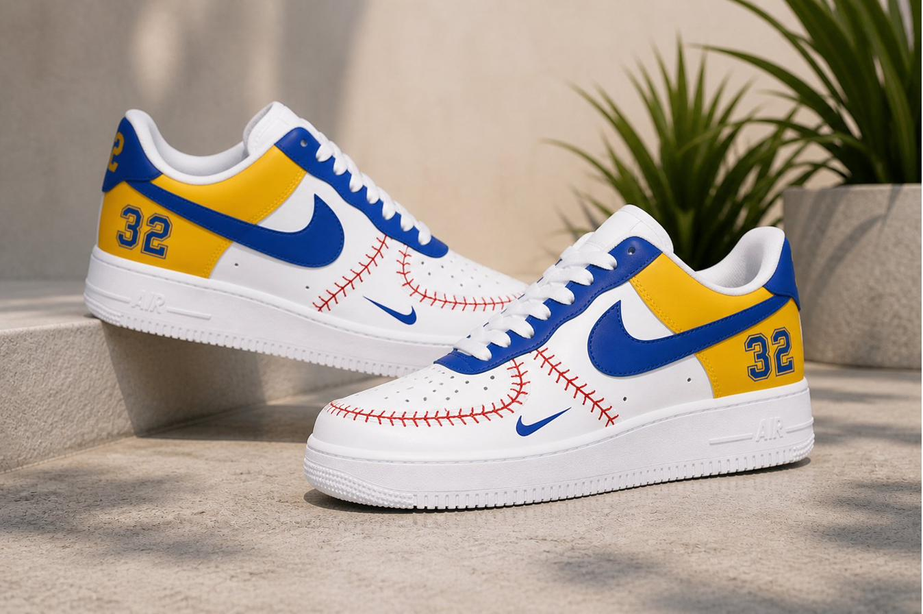 Custom Air Force 1 triplewhitecleanhand-painted