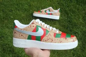 Dior inspired luxury custom Air Force 1 designer elegance