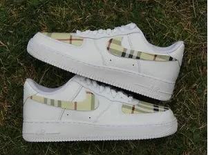 Burberry Plaid — custom hand-painted sneaker by StyleReels