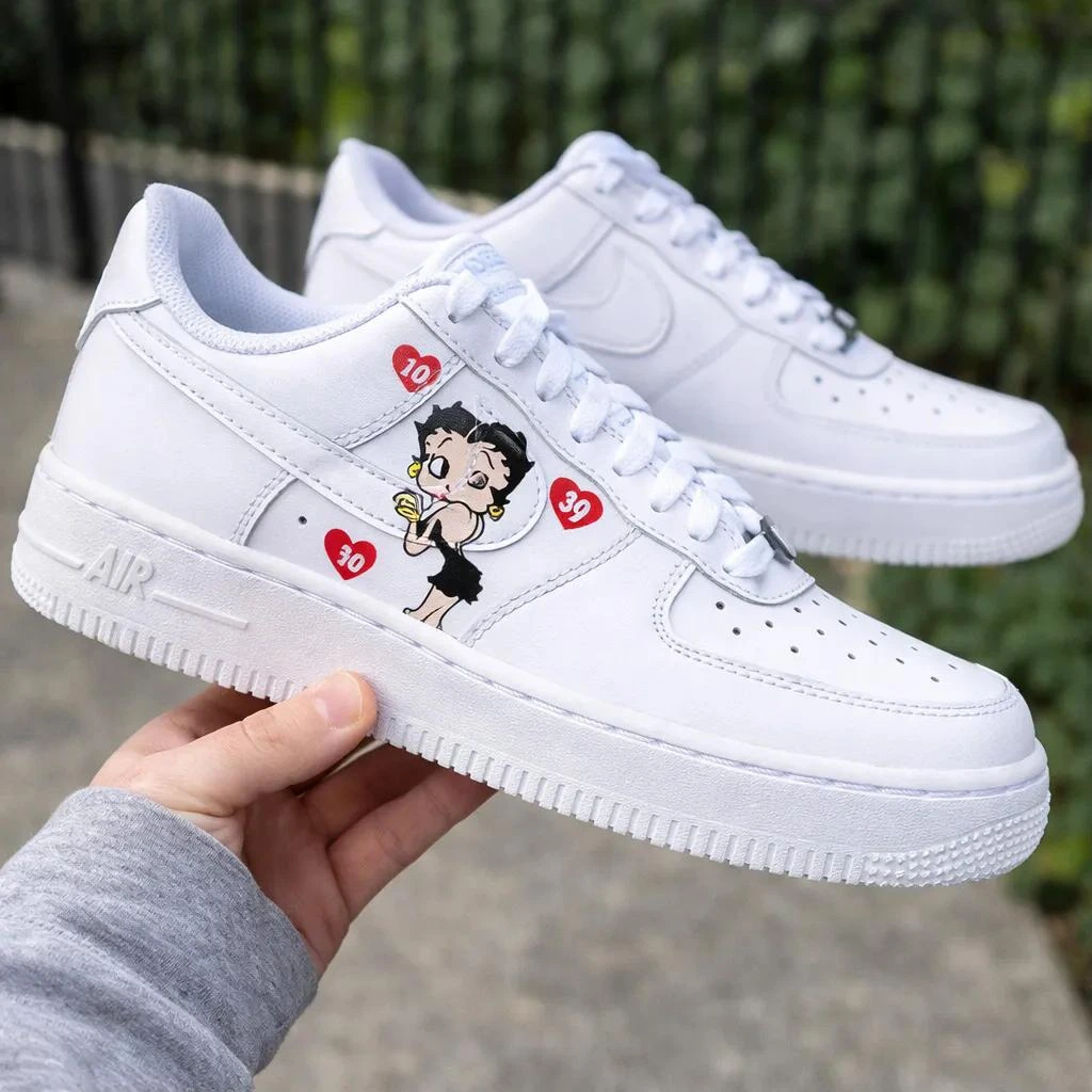 Betty Boop — custom hand-painted sneaker by StyleReels