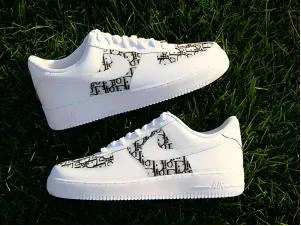 Dior All-Over Print — custom hand-painted sneaker by StyleReels