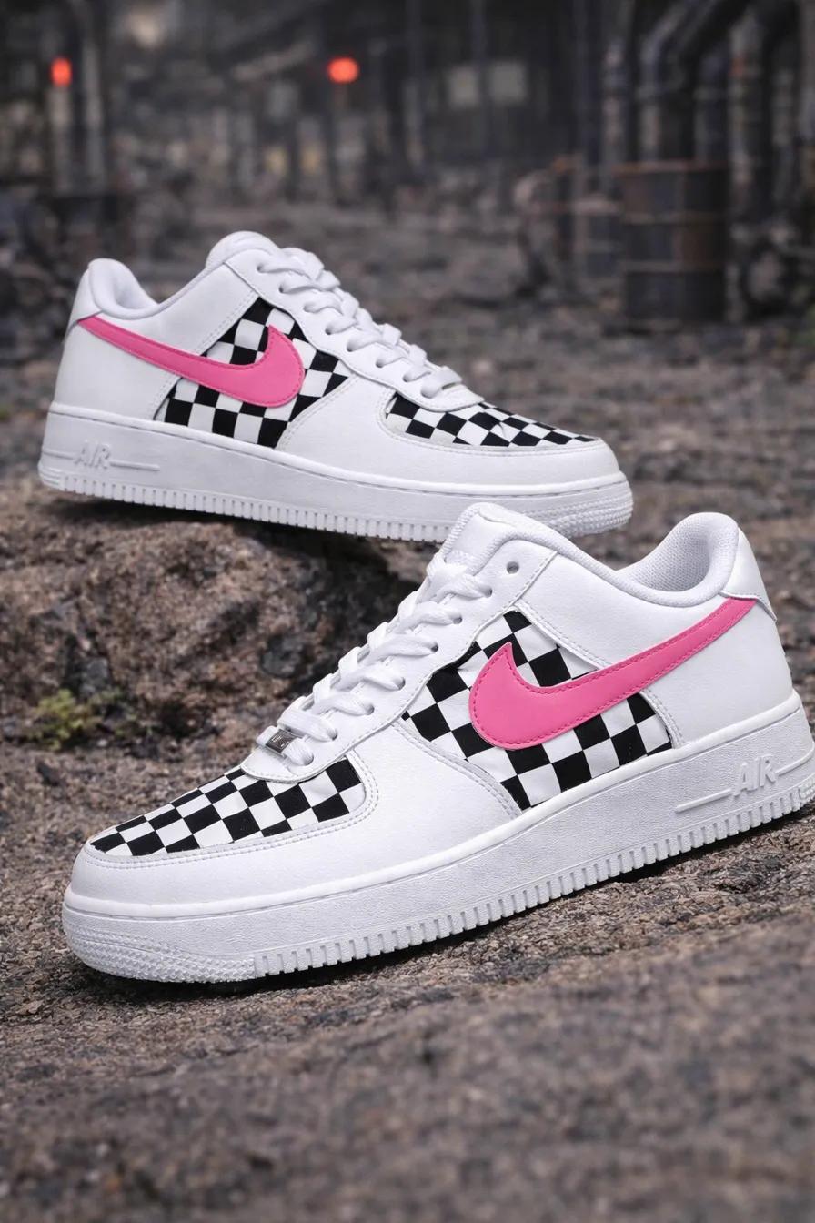 Grey & Black Art — custom hand-painted sneaker by StyleReels