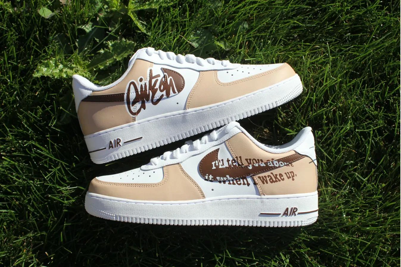 Queen Script — Custom Name — custom hand-painted sneaker by StyleReels