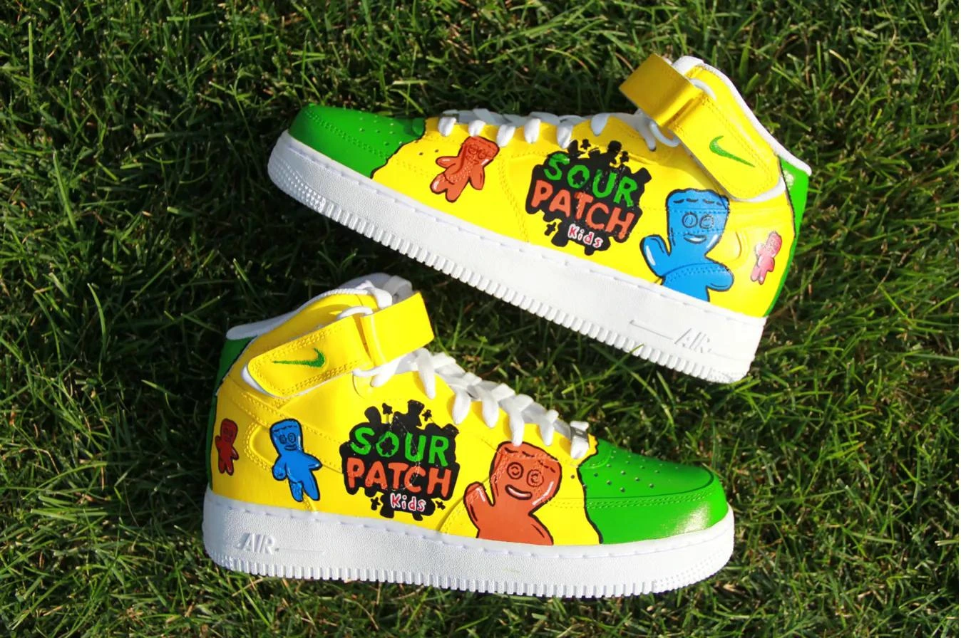 Neon Comic Pop Art — custom hand-painted sneaker by StyleReels