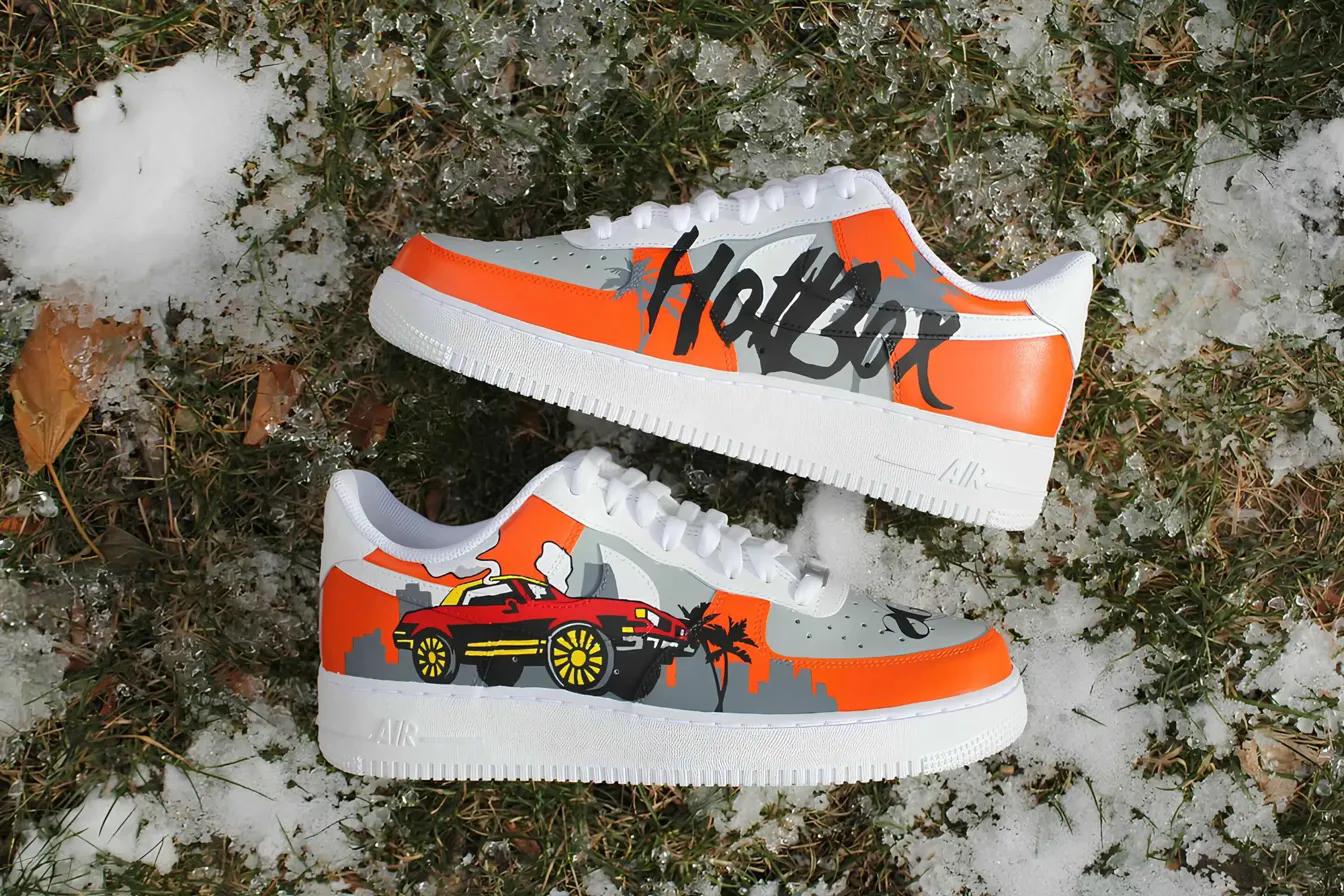 Lowrider Car Club — custom hand-painted sneaker by StyleReels