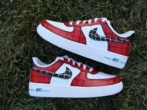 Spiderman Web v2 — custom hand-painted sneaker by StyleReels