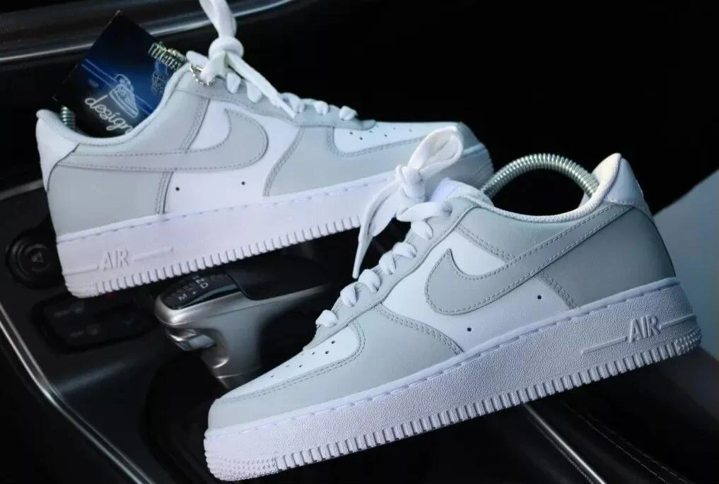 Triple White Minimal — custom hand-painted sneaker by StyleReels