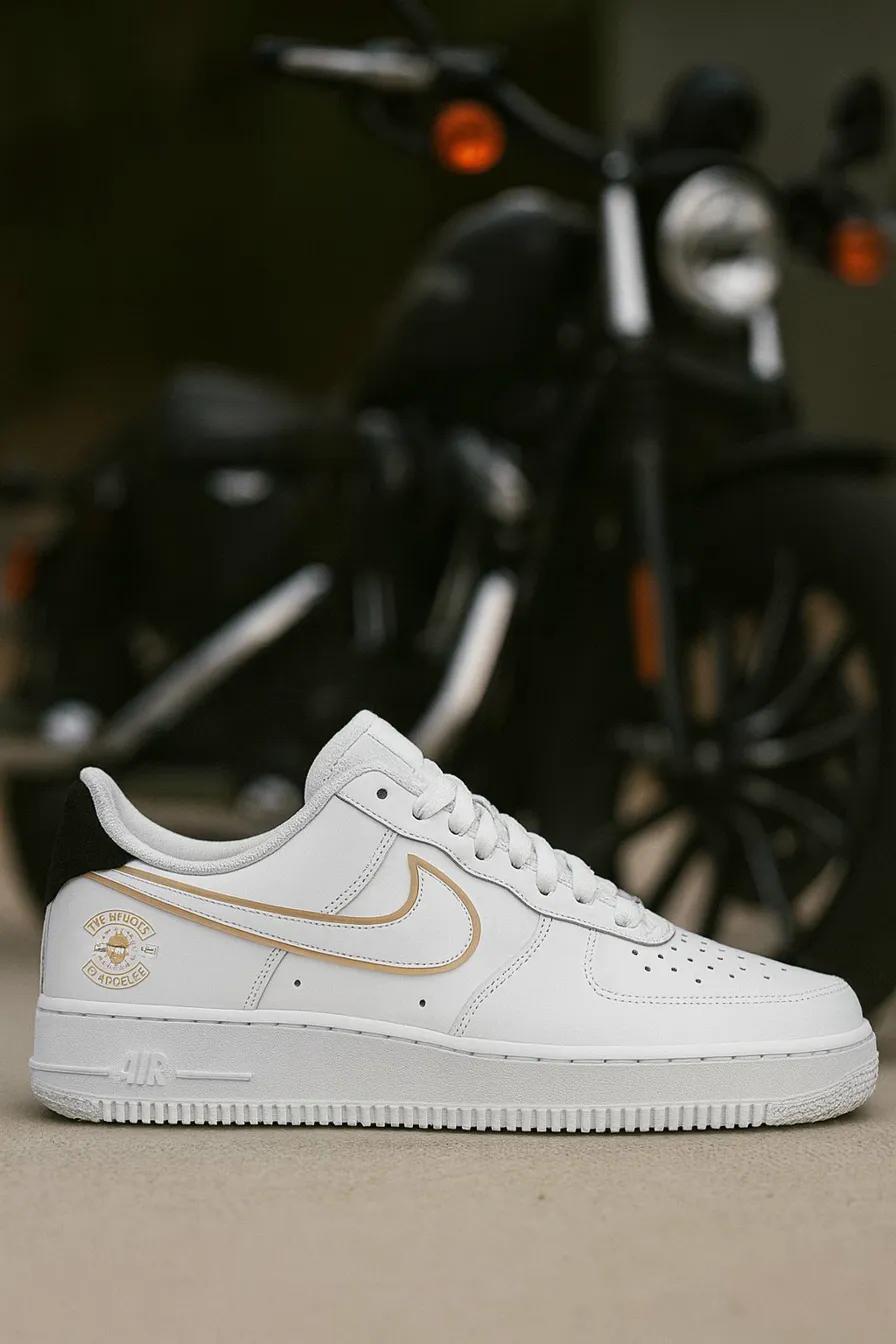 MC Minimal — Cream — custom hand-painted sneaker by StyleReels