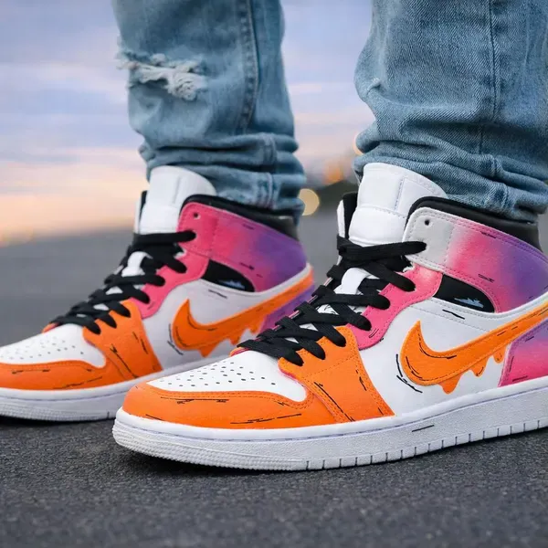 Custom Jordan 1 personalized sneaker design