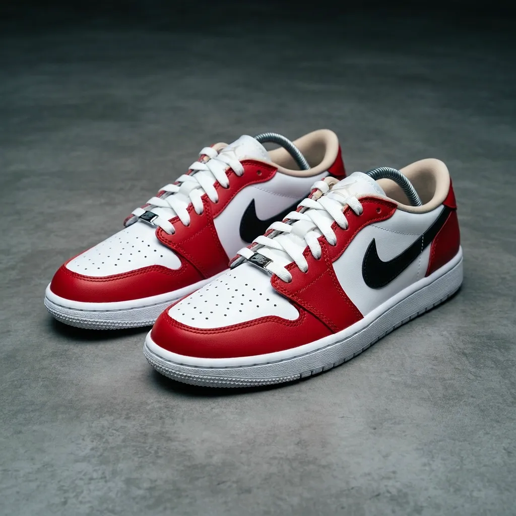 custom jordan 1 high redblackclassiccolorblockhand-painted