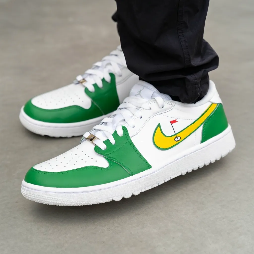 custom jordan 1 low blacktanbikerbadgehand-painted
