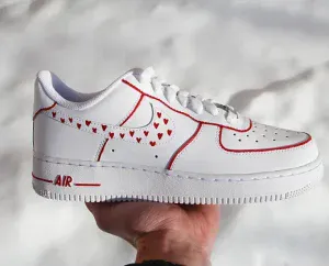 Finished custom Air Force 1 quality check