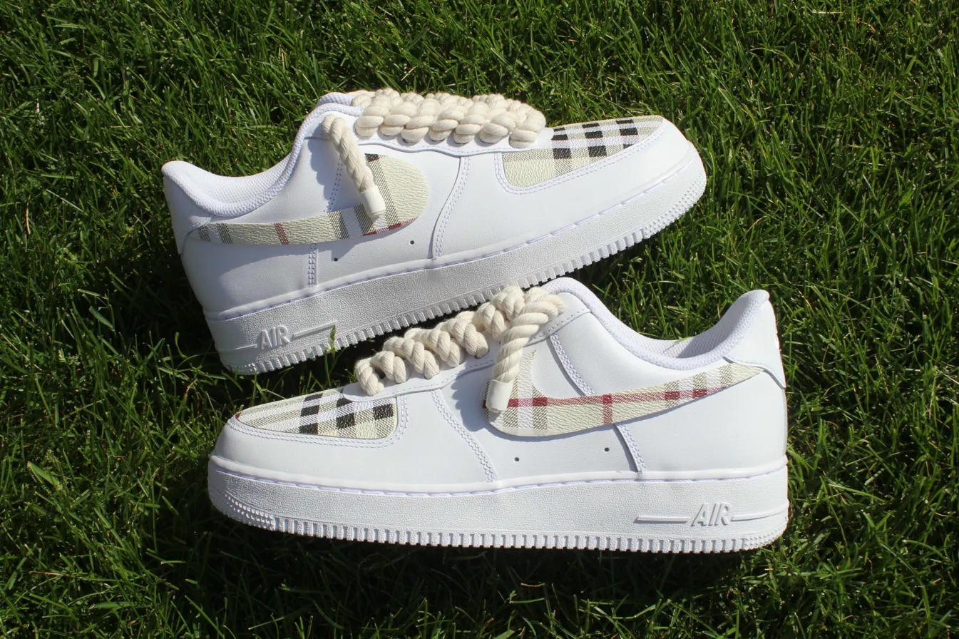 Custom Air Force 1 lavenderpastelconfettihand-painted