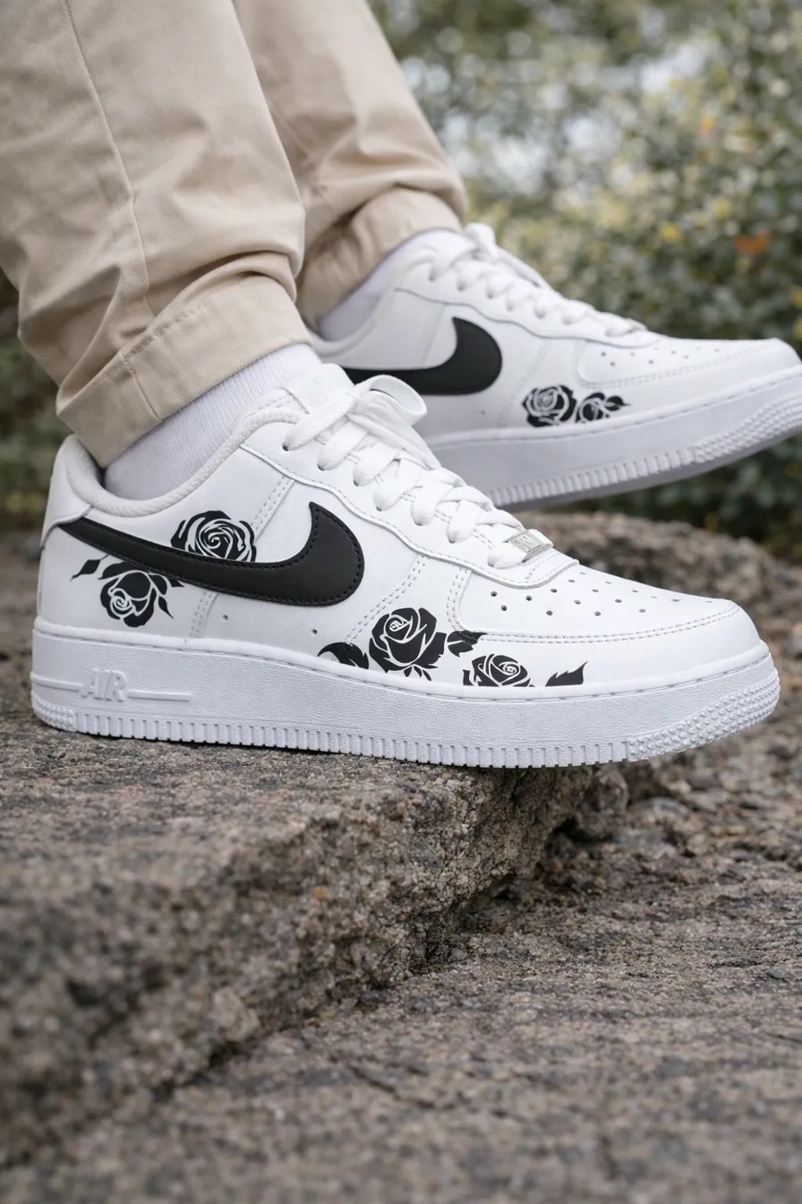 Custom Air Force 1 mrmrscustomweddingdatehand-painted