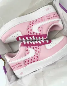 Custom Air Force 1 royalgoldcolorblockhand-painted