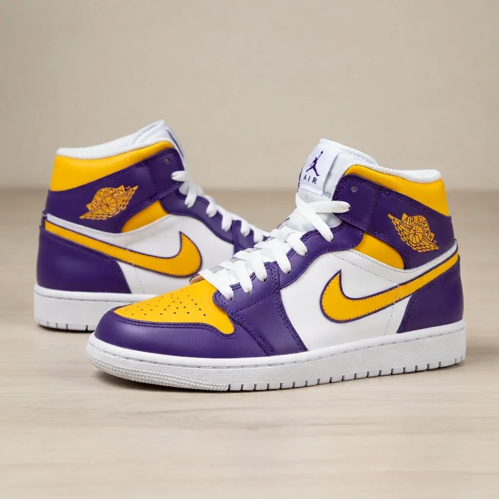 Custom Air Force 1 Low Blue Orange Pattern Detail Hand Painted Sneakers 001