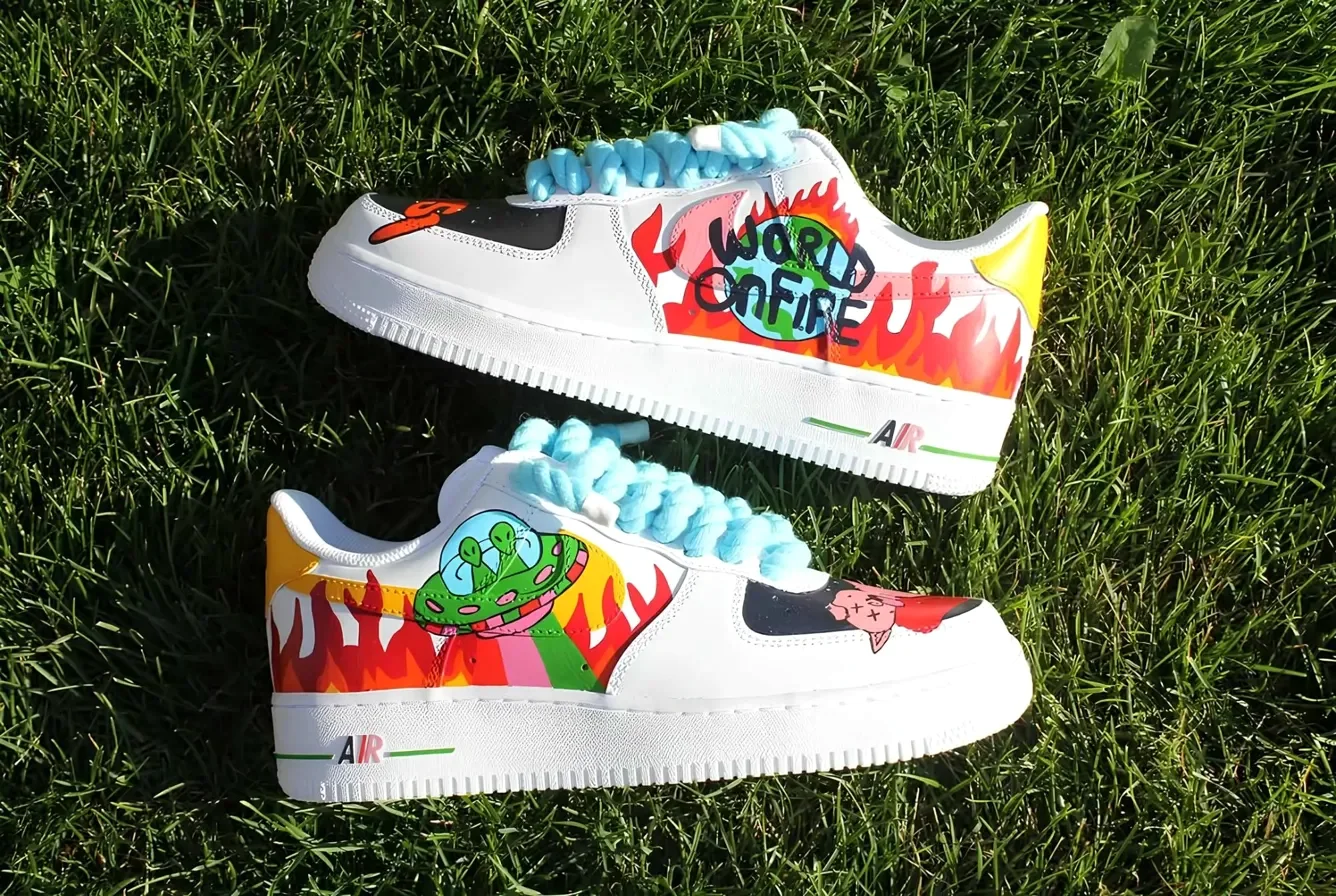 Custom AF1 High Bahamas tribute — location-inspired design